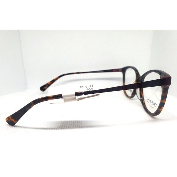 True Religion Tortoise Shell Optical Eyeglasses 56-16-145 True Fit Frame Women's - Picture 6 of 6